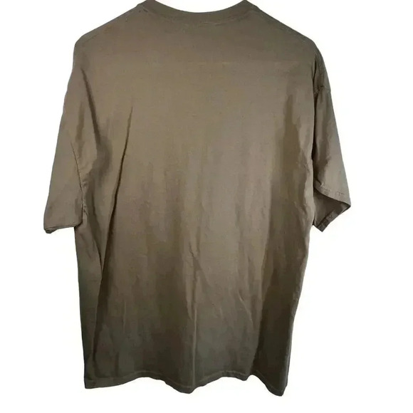 Gildan Unisex Quote in Spanish Brown Cotton Tee XL - Picture 2 of 5